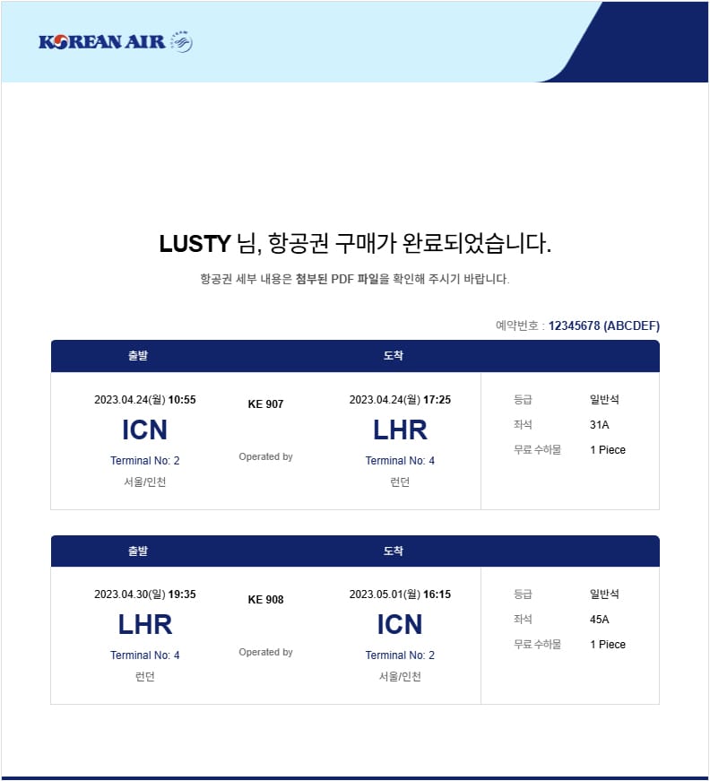 2023년 4월 24일, 런던 여행