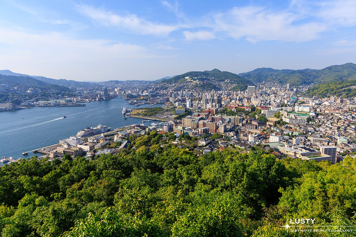 일본 전국 여행 - 31. 나베칸무리야마 전망대에서 내려다본 나가사키